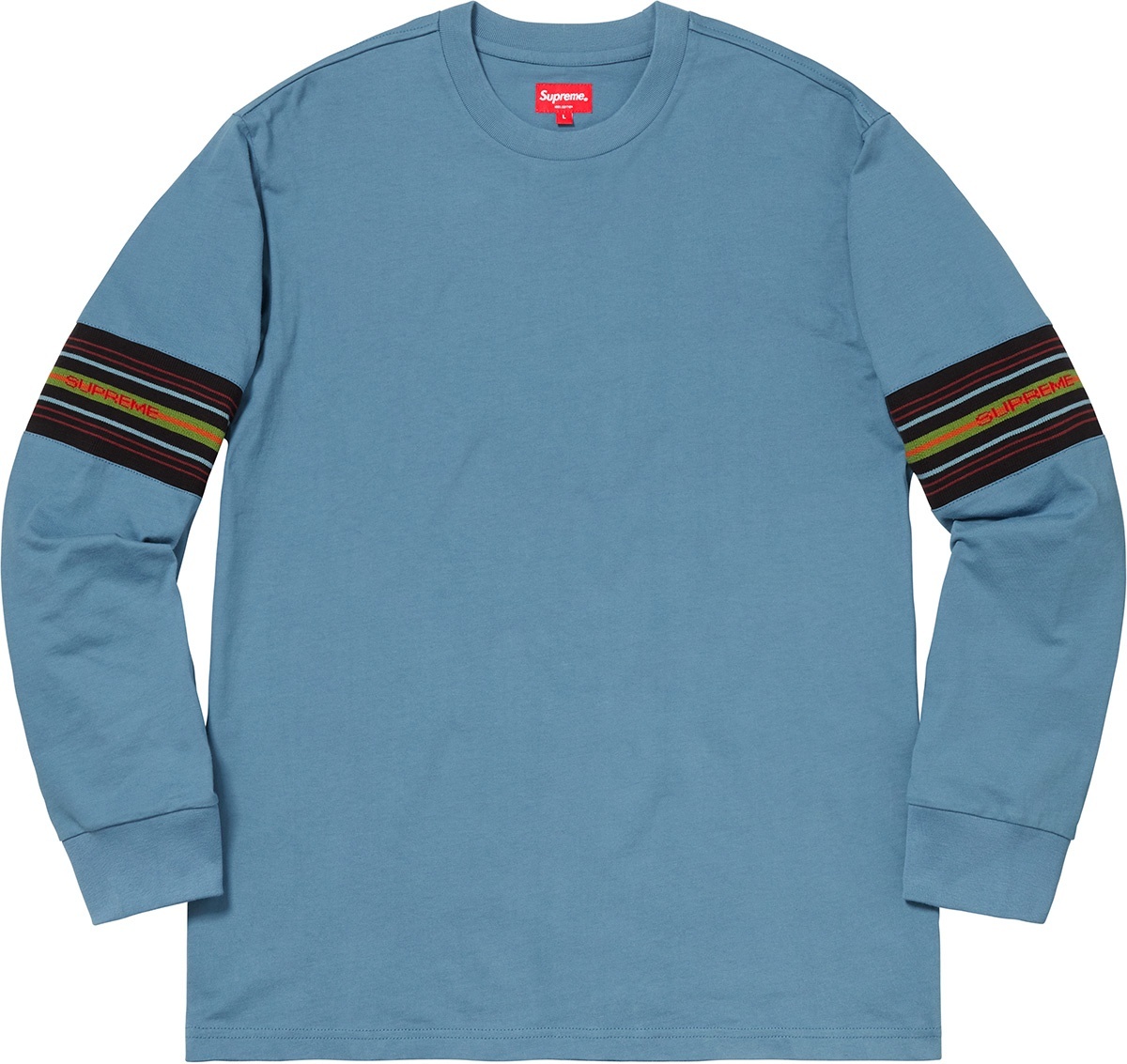 Knit Panel Stripe L/S Top view 2